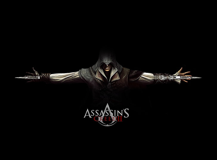 Assassin's Creed 2 Ezio Black, Assassin's Creed II digital wallpaper