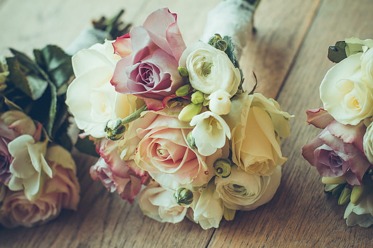 roses, bouquet, composition, design, HD wallpaper