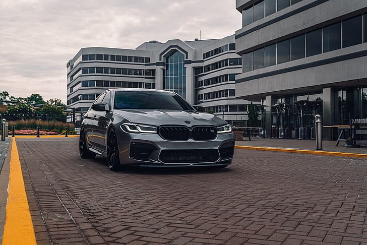 Grey, F90, M5 Competition