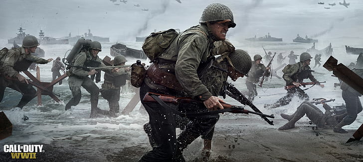 poster, 4k, E3 2017, screenshot, 5k, Call of Duty: WW2, HD wallpaper