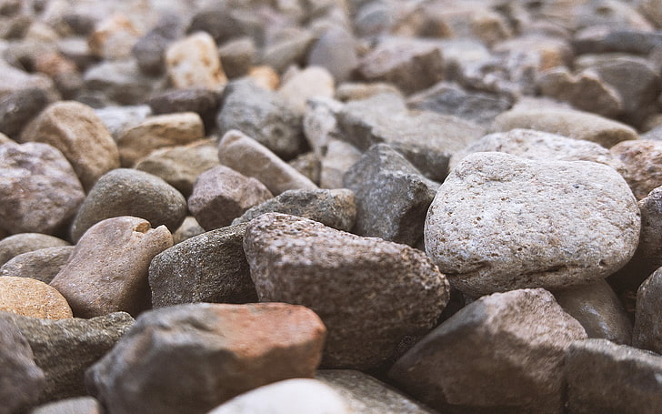stones, macro, closeup, nature, rocks, solid, large group of objects, HD wallpaper