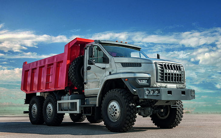 HD wallpaper: truck, body, 6x6, dump truck, triaxial, bonnet, URAL |  Wallpaper Flare