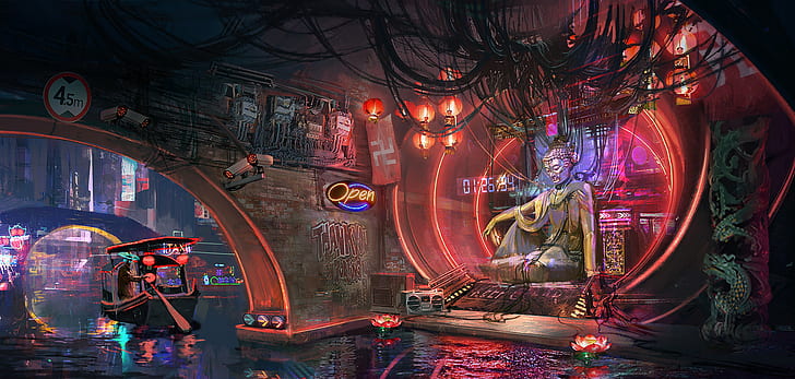 Cyberpunk 2077, Video Game Art, video games, digital art, fantasy art