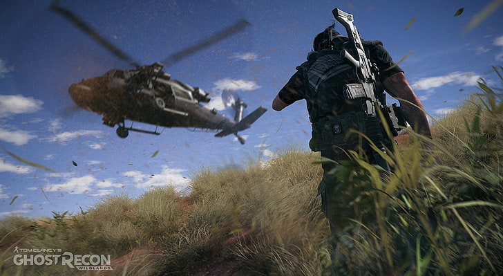 Tom Clancy's Ghost Recon Wildlands..., Games, Open, World, Helicopter, HD wallpaper