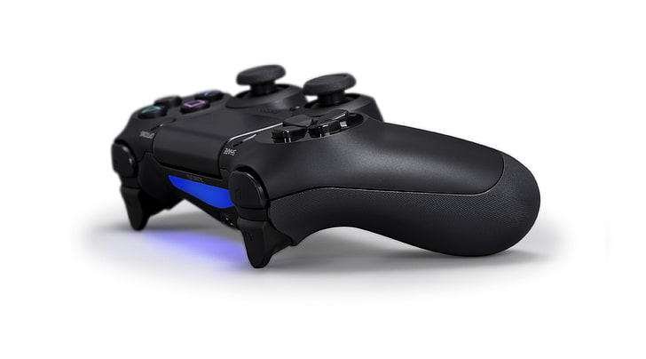 PS4 Controller, black Sony PS4 DualShock4 wireless controller