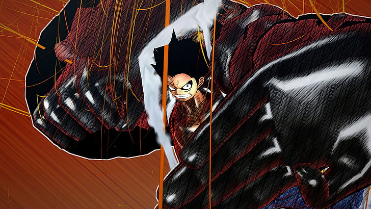 male anime character graphic wallpaper, One Piece: Burning Blood, HD wallpaper