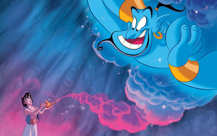 Aladdin And The Spirit Of Magic Lamp Disney Wallpaper Hd 2560×1600
