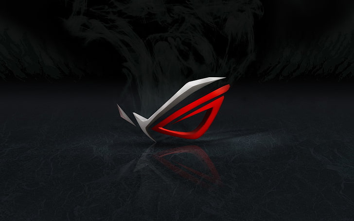 Republic of Gamers logo, Technology, Asus, red, no people, indoors, HD wallpaper