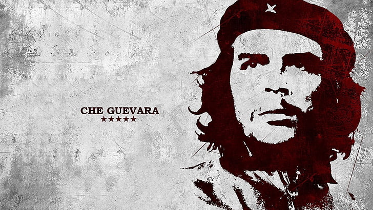 Che Guevara digital wallpaper, communism, text, communication