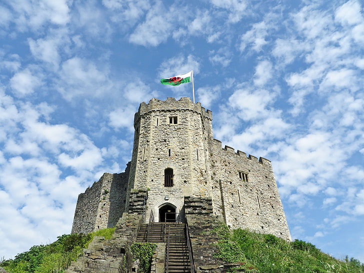 cardiff castle, fortification, historic, landmark, old, touristic, HD wallpaper