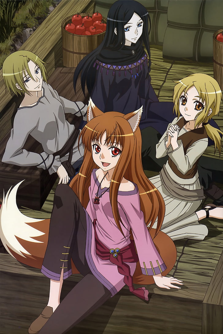 Hd Wallpaper Spice And Wolf Holo The Wise 1132x700 Anime Hot Anime Hd Art Wallpaper Flare