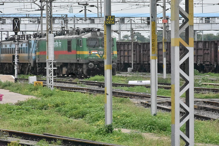 Indian Railways, train, engine, HD wallpaper