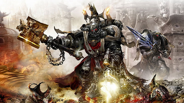 Warhammer, Black Templar, Warhammer 40k, HD wallpaper