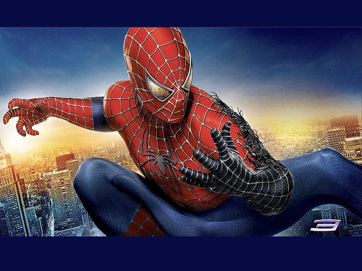 Movies, Super Power, Spider Man, Hero, City, Buildings, spider-man 3 poster