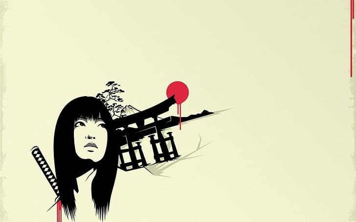 Asian architecture, Gogo Yubari, Kill Bill, movies, Japanese, HD wallpaper