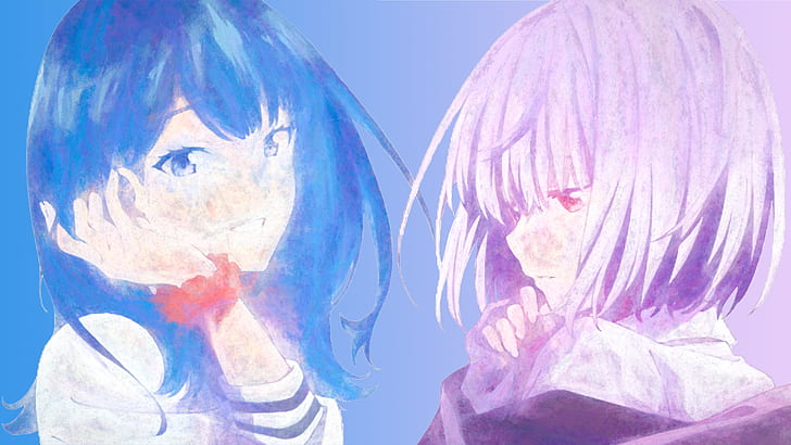 Anime, SSSS.Gridman, Akane Shinjou, Rikka Takarada, HD wallpaper