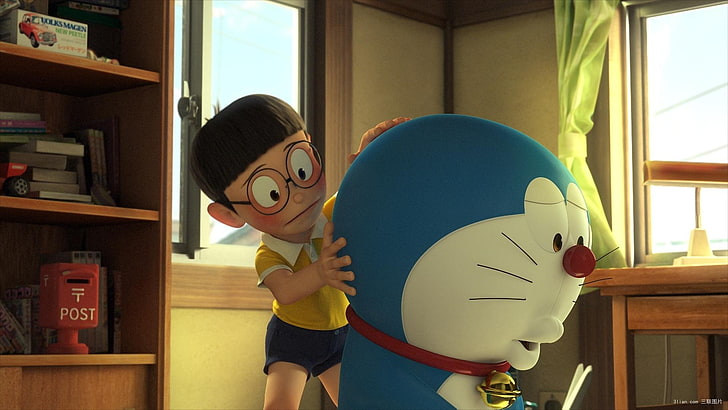 Stand By Me Doraemon Movie HD Widescreen Wallpaper.., one person, HD wallpaper