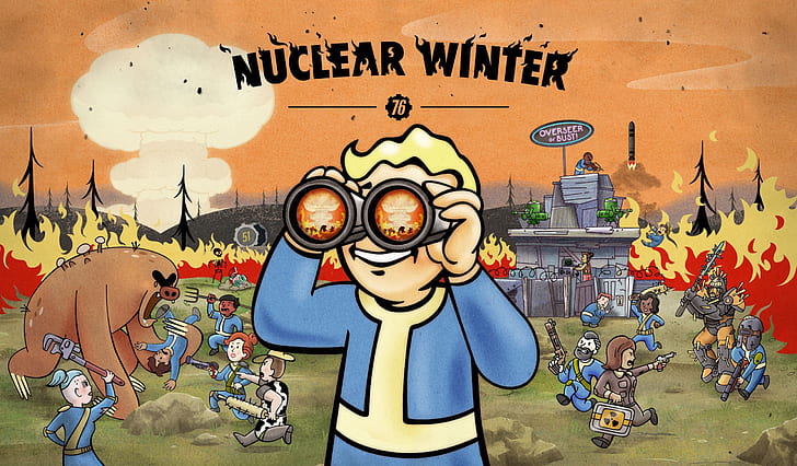 Hd Wallpaper Fallout 76 Video Games Video Game Art Humor Wallpaper Flare