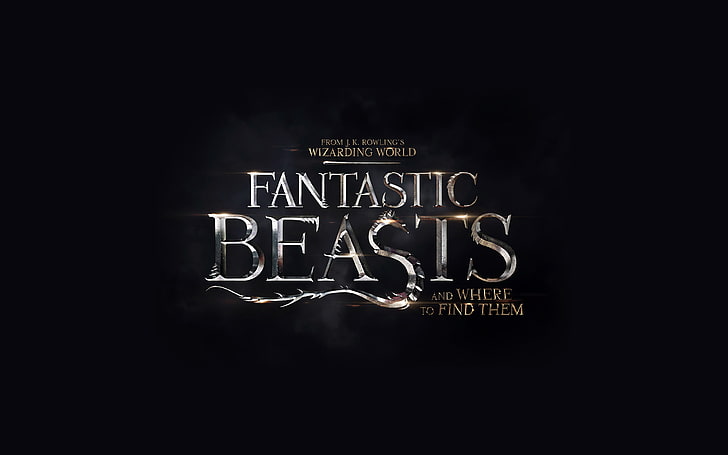 title, dark, fantastic, beasts, and, where, to, find, them, HD wallpaper