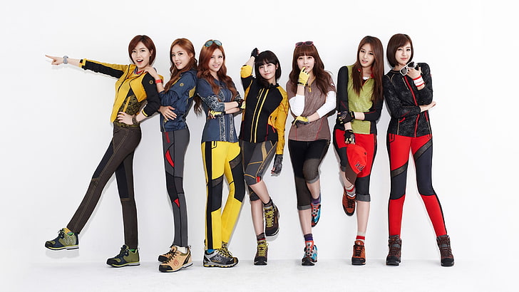 K-pop, Korean, T-ara, women, Asian, group of women, studio shot, HD wallpaper