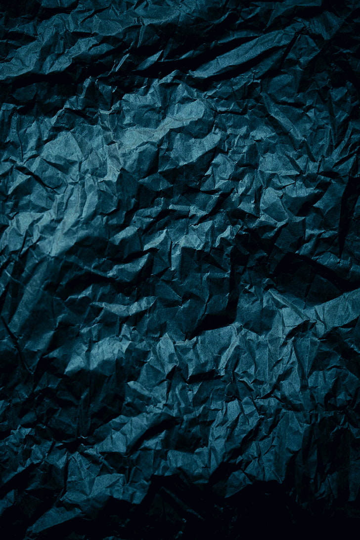black plastic cover, paper, texture, crumpled, surface, backgrounds