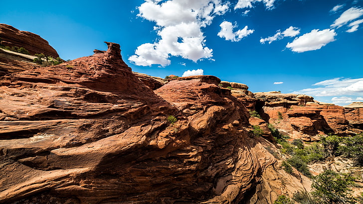 Grand Canyon National Park, Utah, rock, landscape, sky, rock formation, HD wallpaper