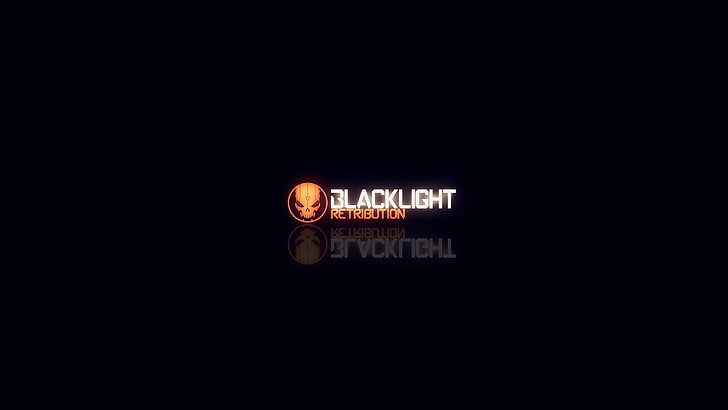 Blacklight, Blr, glow, Retribution, communication, western script, HD wallpaper
