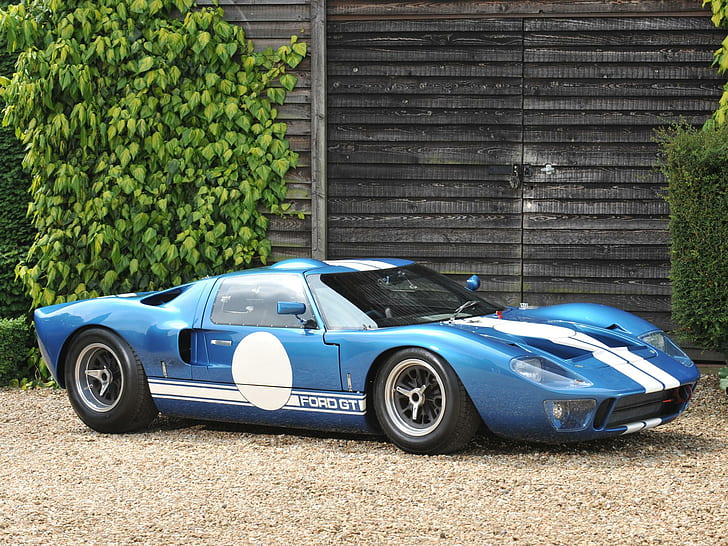 1965 Ford Gt40 Mkii Supercar Race Racing Classic wide, HD wallpaper