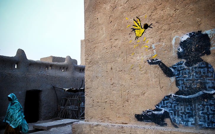 Banksy Graffiti HD, digital/artwork