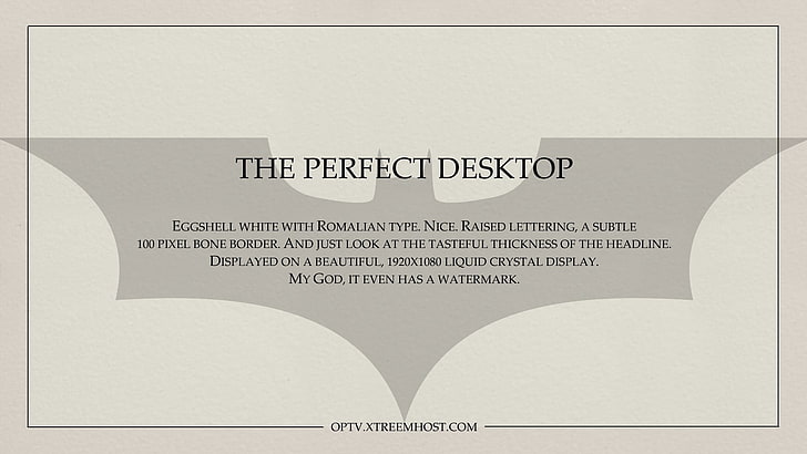 the perfect desktop advertisement, Batman, Batman logo, American Psycho