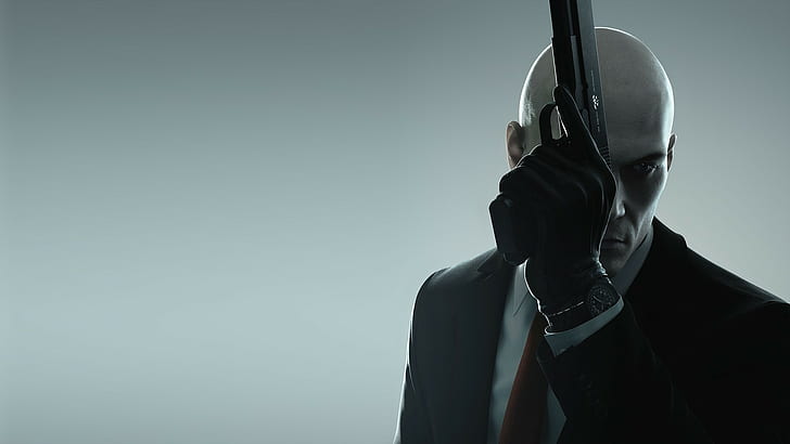 Gloves, Weapons, Square Enix, Guns, Agent 47, Jacket, IO Interactive, HD wallpaper
