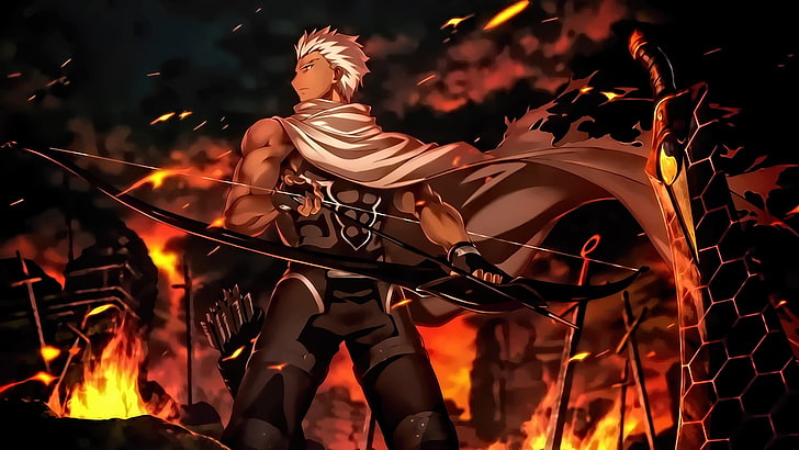 Faith State Night Archer wallpaper, Fate/Stay Night: Unlimited Blade Works, HD wallpaper