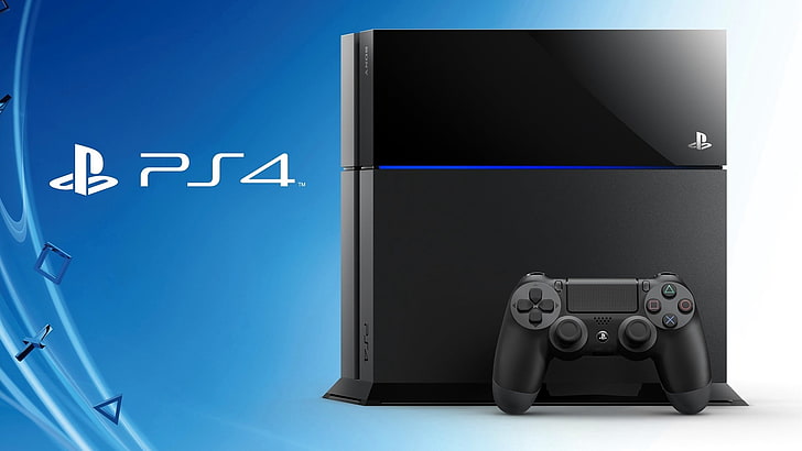 Sony PS4 Original with controller, playstation 4, console, technology, HD wallpaper