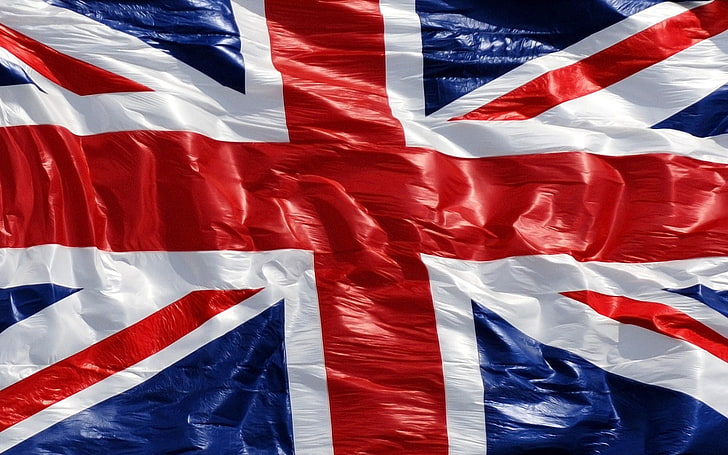 Union Jack flag, England, Red, Blue, White, Strip, Line, UK, Texture