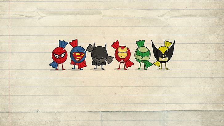 Marvel Avengers bird illustration, Superheroes drawing, minimalism, HD wallpaper