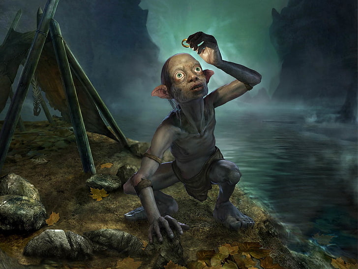 HD wallpaper: Lord of The Rings Smeagol digital wallpaper, tent, Gollum,  The Lord of the rings | Wallpaper Flare