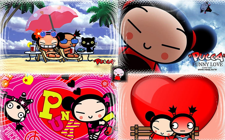 Hd Wallpaper Colors Hearts Anime Pucca Anime Akira Hd Art Love Pink Wallpaper Flare