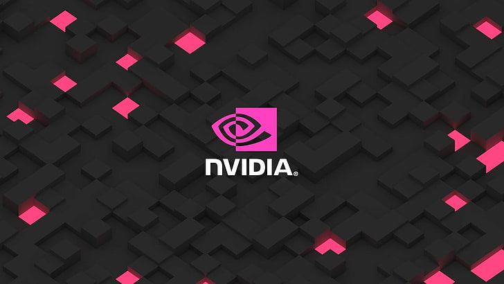 Nvidia logo, technology, communication, text, western script, HD wallpaper