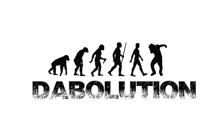 human evolution dabbing evolution, group of people, white background, HD wallpaper