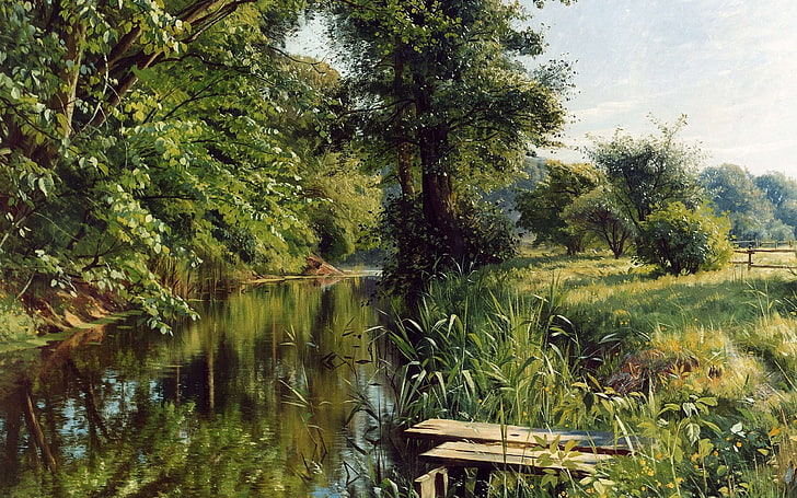 1908, Danish painter, Peter Merk Of Menstad, Peder Mørk Mønsted