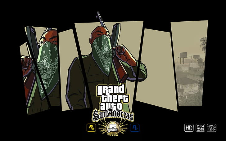 HD wallpaper: Grand Theft Auto, GTA San Andreas, Games posters, GTA  anniversary | Wallpaper Flare