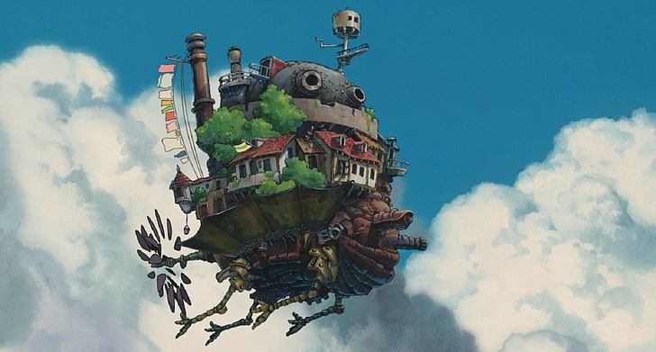 Howls Moving Castle, Studio Ghibli, HD wallpaper