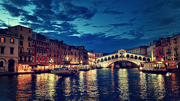 Grand Canal, Venice Italy, water, architecture, built structure, HD wallpaper