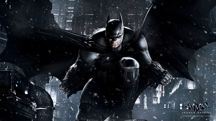 Batman digital wallpaper, Batman: Arkham Origins, video games