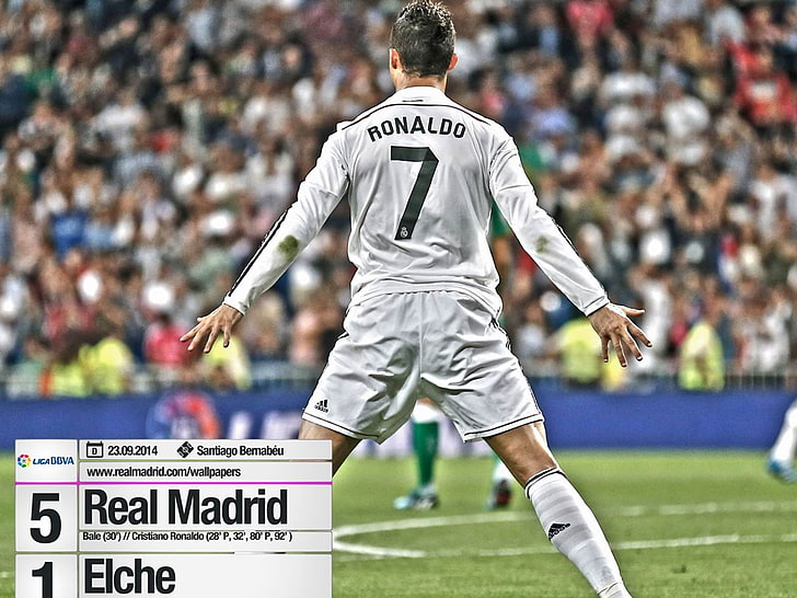 Real Madrid-Elche-Football Desktop Wallpaper, Cristiano Ronaldo, HD wallpaper