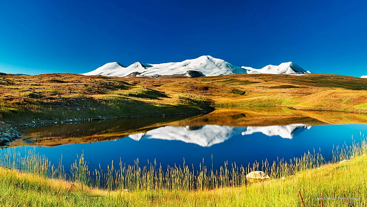 Ukok Plateau, Siberia, Russia, Mountains, HD wallpaper