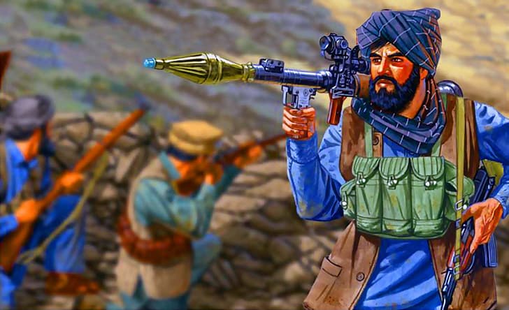 Soviet Afghan War, mujahideen