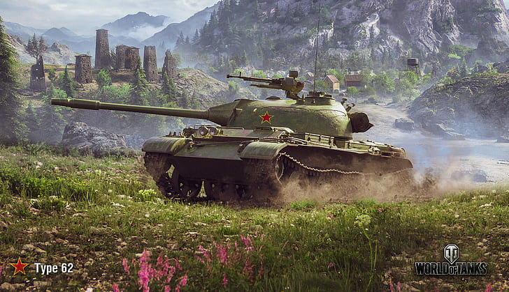 WoT, World of Tanks, Wargaming, Type 62 HD wallpaper