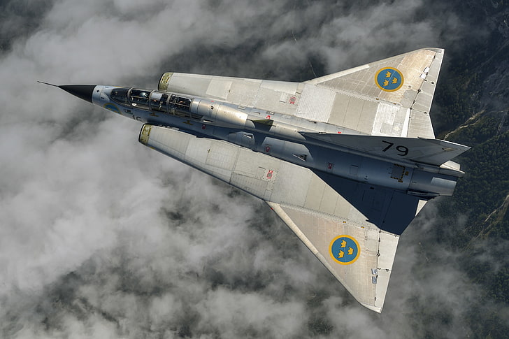 military, Saab 35 Draken, Swedish Air Force