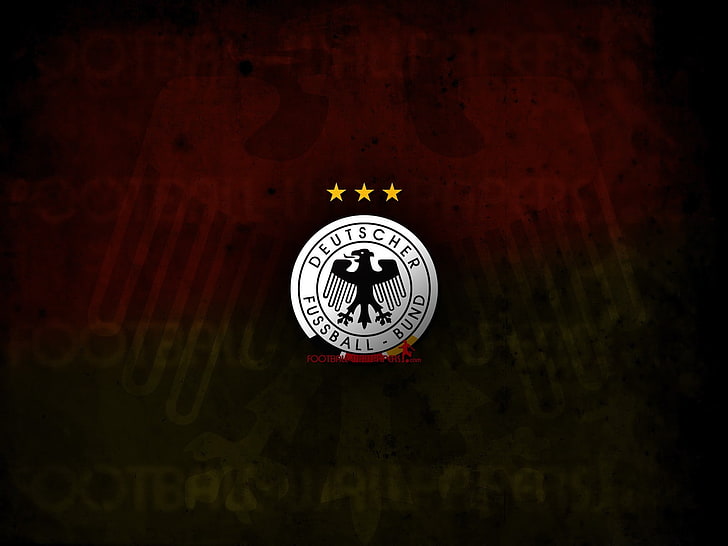 Deutscher fussball bund logo, Germany, soccer, time, clock, indoors, HD wallpaper